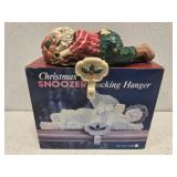Christmas snooze stocking hanger Christmas snooze stocking hanger