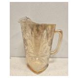 Marigold Carnival glass pitcher Marigold Carnival glass pitcher