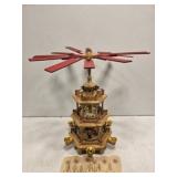 Wood windmill candle holder Wood windmill candle holder