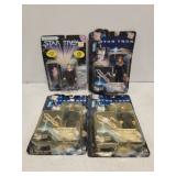 4 vintage unopened star trek figurines 4 vintage unopened star trek figurines