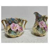 Pair of Hand painted Nippon porcelain Pair of Hand painted Nippon porcelain