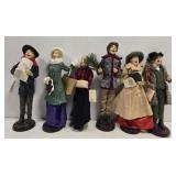 Lot of 6 christmas figurines Lot of 6 christmas figurines