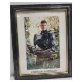 Framed signed autographed photo of Framed signed autographed photo of