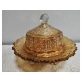 Fenton Butterfly & Berry pattern butter dish Fenton Butterfly & Berry pattern butter dish