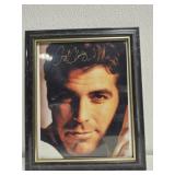 Framed signed autographed of actor George Clooney Framed signed autographed of actor George Clooney
