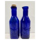 Pair of Cobalt blue milk glasses Pair of Cobalt blue milk glasses
