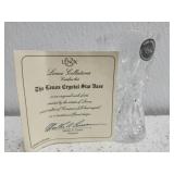 The Lenox Crystal Star vase w certificate The Lenox Crystal Star vase w certificate