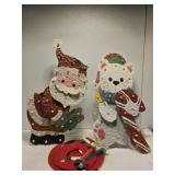 Lot of 3 christmas yard decor AS IS Lot of 3 christmas yard decor AS IS