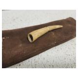 Vintage snuff box or snuff mill made from animal Vintage snuff box or snuff mill made from animal