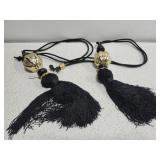 Set of 2 back fringe curtain ties Set of 2 back fringe curtain ties