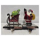 Lot of 2 christmas stocking holders Lot of 2 christmas stocking holders