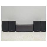 5pc Polk Audio home theater set tested working 5pc Polk Audio home theater set tested working