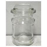 Vintage Glass Jar with Lid