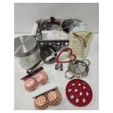 Small Bin of kitchen items & more