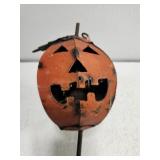 Metal pumpkin outdoor decor