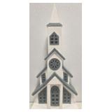 Hand Painted Wooden Decorative Church