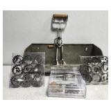 Lot of Kitchen Cooking Cutters Hand Mixer and More