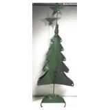 Metal green Christmas tree decor