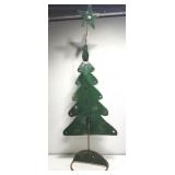Metal 42"  green Christmas tree yard decor