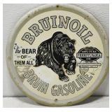 BRUINOIL Pennsylvania Gasoline Metal Sign