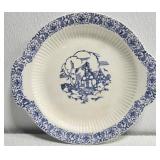 Decorative Blue & White Ceramic Plate