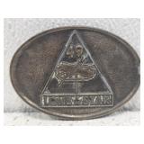 Lonestar metal belt buckle