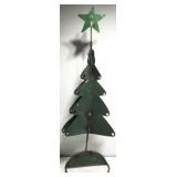 Metal green Christmas tree yard decor