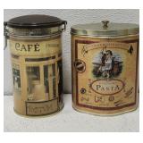 2 collectible tins