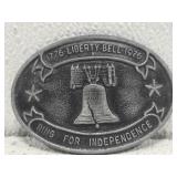 Metal collectible Liberty Bell belt buckle