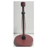 Red paper towel holder