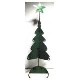 Metal green Christmas tree decor