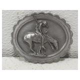 American Indian collectors metal belt buckle