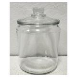 Glass cookie jar