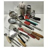Misc Lot of Kitchen Utensils & More