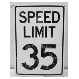 Speed limit sign * some peeling