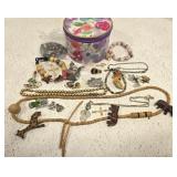 Estate lot of misc costume jewelry