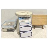 Estate Lot of Small Wooden Stool Eisel & More