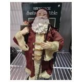 Fabric Mache Santa with original box