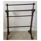 Antique Wooden blanket rack WOBBLES