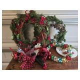 Estate lot of wreaths and more