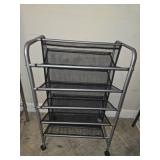 Roll around net rack