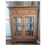 Beautiful Lighted Cabinet with Storage Drawers