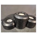 Set of 3 candle holders