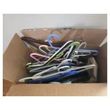Box of clothes hangers