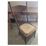 Antique wood chair