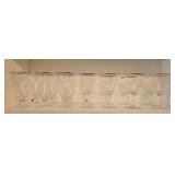 Lot of 14 Fostoria silver rimmed glasses