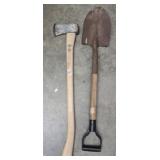 Axe shovel