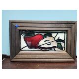 Stained glass apple