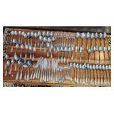 Estate lot of apx 40pcs Stainless steal utensils