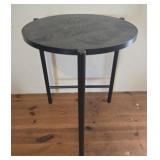 Faux wood top small table